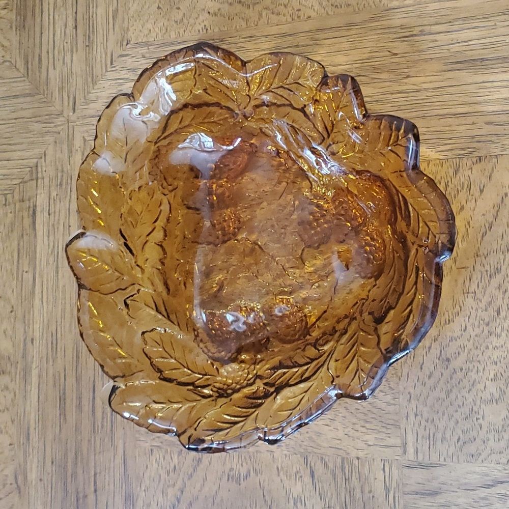 Indiana Glass Marigold Loganberry Dish💛